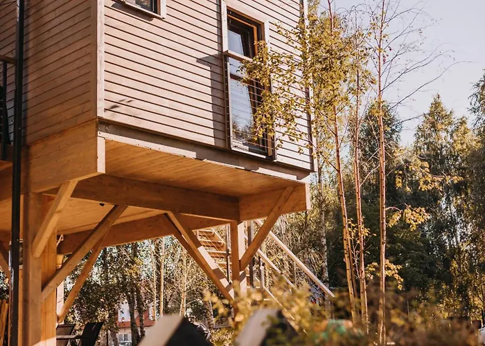 Drzewostan Ferienhaus Niechorze