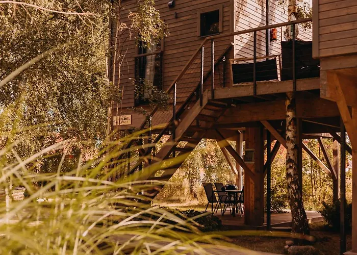 Drzewostan Ferienhaus Niechorze